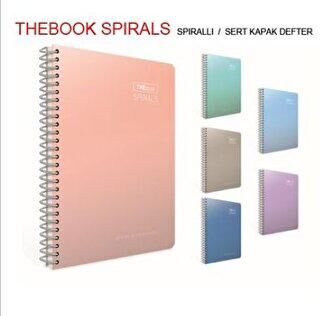 Thebook Spirals Defter Çizgisiz Spiralli Sert Kapak A4 100 Yaprak - 1