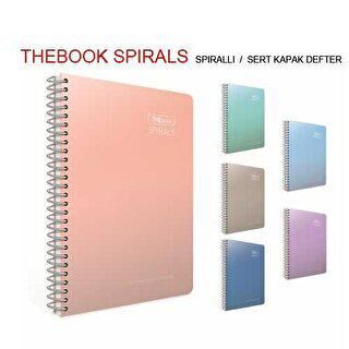 Gıpta Thebook Spirals Spiralli Sert Kapak Defter A4 100 Yaprak Çizgili - 1