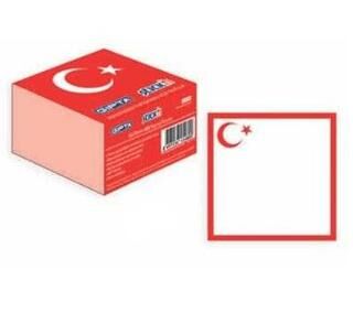 Gıpta Yapışkanlı Not Kağıdı 70X70 Türkiye Küp 400 Yaprak - 1
