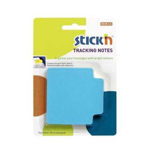 Gıpta Yapışkanlı Not Kağıdı 70X70Mm Tracking Notes Neon Mavi