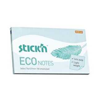 Gıpta Yapışkanlı Not Kağıdı 76X127 Eco Notes Pastel Mavi 100 Yaprak