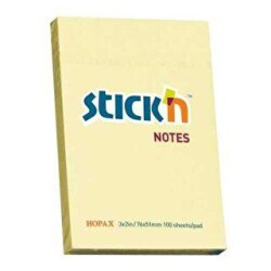 Gıpta Yapışkanlı Not Kağıdı 76X51 Pastel Sarı 100 Yaprak - Gıpta