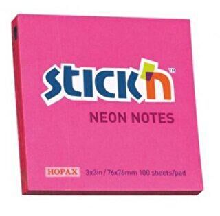 Neon Pembe 100 Yaprak 76x76 Yapışkanlı Not Kağıdı 21165 Gıpta - 1