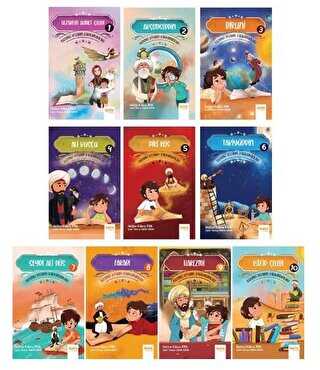 Gizemli Kitabın Kahramanları - 10 Kitaplık Set - Çelik Yayınevi