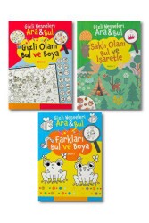 Gizli Nesneleri Ara Bul Seti - 3 Kitap - Çocuk Gezegeni