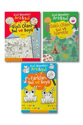 Gizli Nesneleri Ara Bul Seti - 3 Kitap - 1