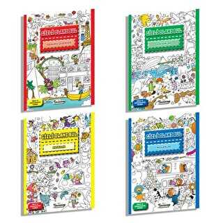 Gizli Olanı Bul Seti 4 Kitap Takım - Teleskop Popüler Bilim