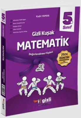 Gizli Yayınları 5. Sınıf Matematik Gizli Kuşak Değerlendirme Föyleri - 1