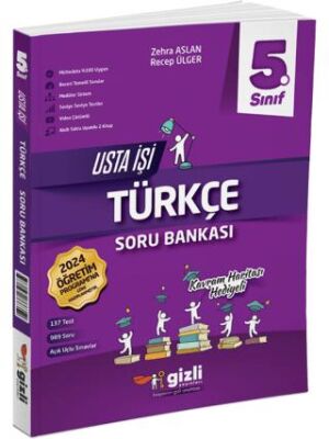 Gizli Yayınları 5. Sınıf Türkçe Usta İşi Soru Bankası - Kavram Haritası - 1