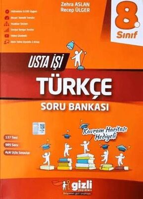 Gizli Yayınları 8. Sınıf LGS Türkçe Usta İşi Soru Bankası