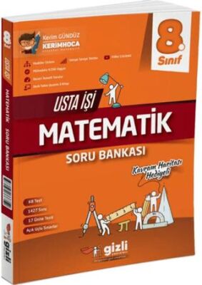 Gizli Yayınları 8. Sınıf Matematik Usta İşi Soru Bankası - 1