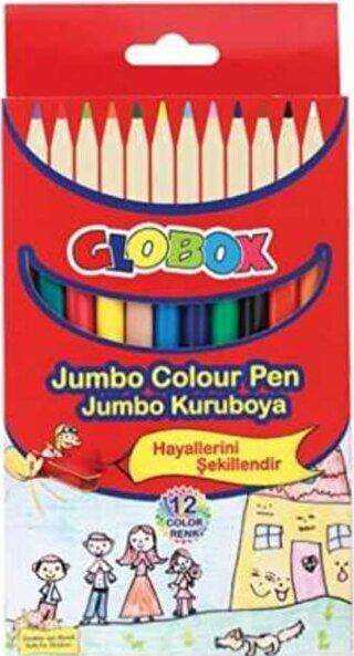 Globox 12 Renk Jumbo Kuru Boya