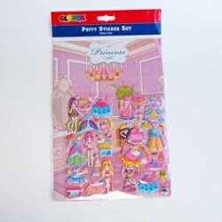 Globox Puffy Sticker Seti Princess - Globox