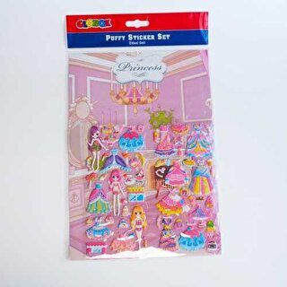 Globox Puffy Sticker Seti Princess - 1