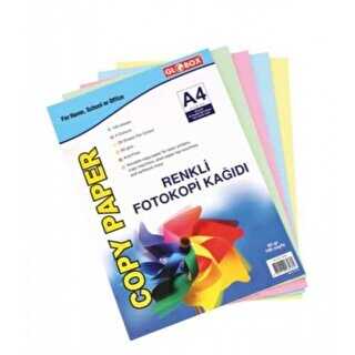 Globox Renkli Fotokopi Kağıdı A4 100 Adet