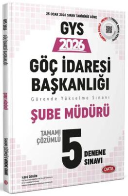 Göç İdaresi Başkanlığı Şube Müdürlüğü GYS Tamamı Çözümlü 5 Deneme Sınavı - 1