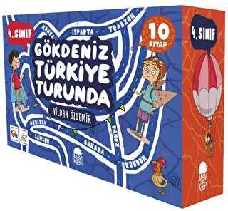 Gökdeniz Türkiye Turunda 4. Sınıf Seti 10 Kitap