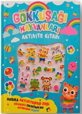 Gökkuşağı Hayvanları Aktivite Kitabı - 1