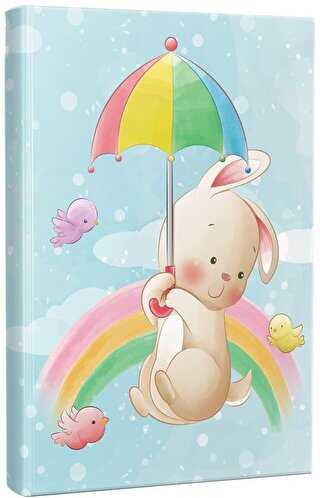 Gökyüzü Tavşanı Çizgili Defter - Halk Kitabevi