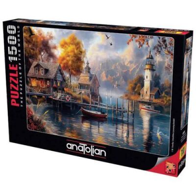 Gölde Sonbahar 1500 Parça Puzzle - 1
