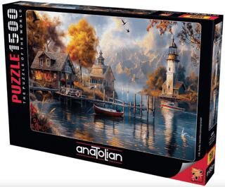 Gölde Sonbahar 1500 Parça Puzzle - 1