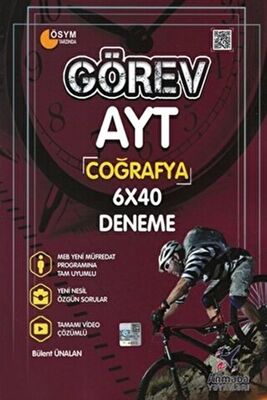 Armada Yayınları Görev AYT Coğrafya 6x40 Deneme - 1