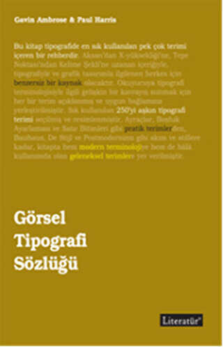Görsel Tipografi Sözlüğü - Literatür Yayıncılık