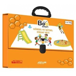 Görsel ve İşitsel Dikkat Seti 3-4 Yaş Bee Smart - Azur Yayıncılık