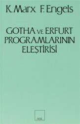 Gotha ve Erfurt Programlarının Eleştirisi - Sol ve Onur Yayınları