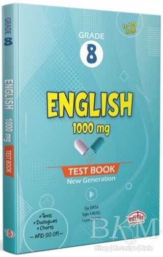 Editör Yayınevi 8. Sınıf English 1000 MG Test Book