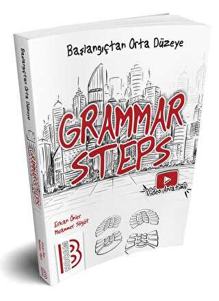 YDS Grammar Steps Başlangıçtan Orta Düzeye İngilizce Dil Bilgisi Konu Anlatımlı Benim Hocam Yayınları