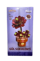 Gül Sukulenti Saksılı Çiçek Lego - Dostoys