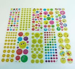 Kuzey Gülen Yüz Sticker Seti - Kuzey