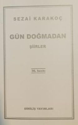 Gün Doğmadan - 1