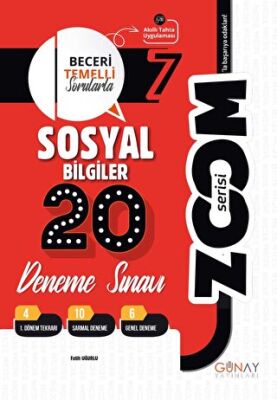 7. Sınıf Zoom Serisi Sosyal Bilgiler 20`li Deneme Sınavı - 1