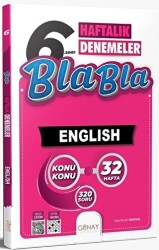 6. Sınıf İngilizce Bla Bla Haftalık Denemeler - Günay Yayınları