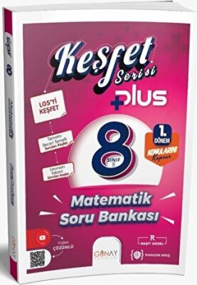 Günay Yayınları 8. Sınıf Keşfet Plus Serisi Matematik 1. Dönem Soru Bankası - 1