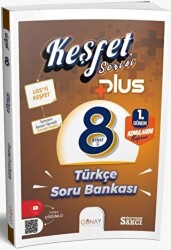 Günay Yayınları 8. Sınıf Keşfet Plus Serisi Türkçe 1. Dönem Soru Bankası - Günay Yayınları