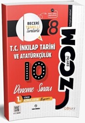 Günay Yayınları 8. Sınıf T.C. İnkılap Tarihi ve Atatürkçülük 1. Dönem 10 lu Zoom Serisi Deneme Sınavı - Günay Yayınları