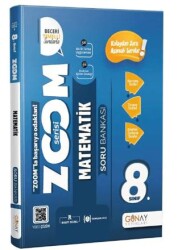 Günay Yayınları 8.Sınıf Zoom Matematik Soru Bankası - Günay Yayınları