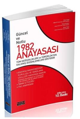 Güncel ve Notlu 1982 Anayasası - 1