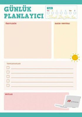 Günlük Planlayıcı Çek Kopar - Evde, Okulda, İşte - 1