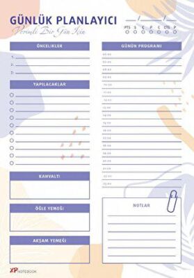 Günlük Planlayıcı Çek Kopar - Evde, Okulda, İşte - 1