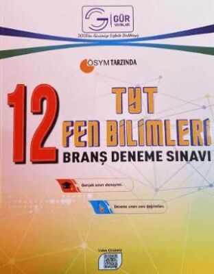 Gür Yayınları TYT Fen Bilimleri 12li Branş Denemesi - 1