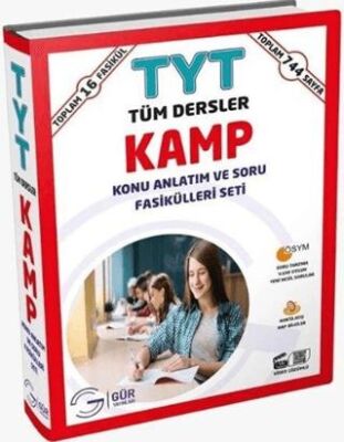 Gür Yayınları TYT Tüm Dersler Konu Anlatım ve Soru Fasikülleri Kamp Seti - 1