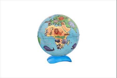 Gürbüz Globe Kalemtraş Hayvanlı Küre 10 Cm - 1