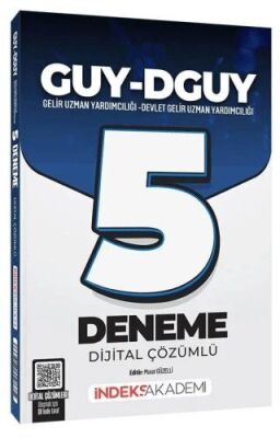 GUY-DGUY Gelir Uzman Yardımcılığı 5 Deneme - 1