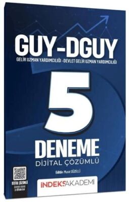 İndeks Akademi Yayıncılık GUY-DGUY Gelir Uzman Yardımcılığı 5 Deneme Çözümlü - 1