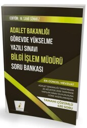 GYS Adalet Bakanlığı Görevde Yükselme Yazılı Sınavı Bilgi İşlem Müdürü Soru Bankası - Pelikan Tıp Teknik Yayıncılık