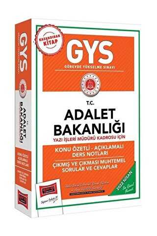 Yargı Yayınevi GYS Adalet Bakanlığı Yazı İşleri Müdürü Kadrosu İçin Konu Özetli Açıklamalı Ders Notları - 1